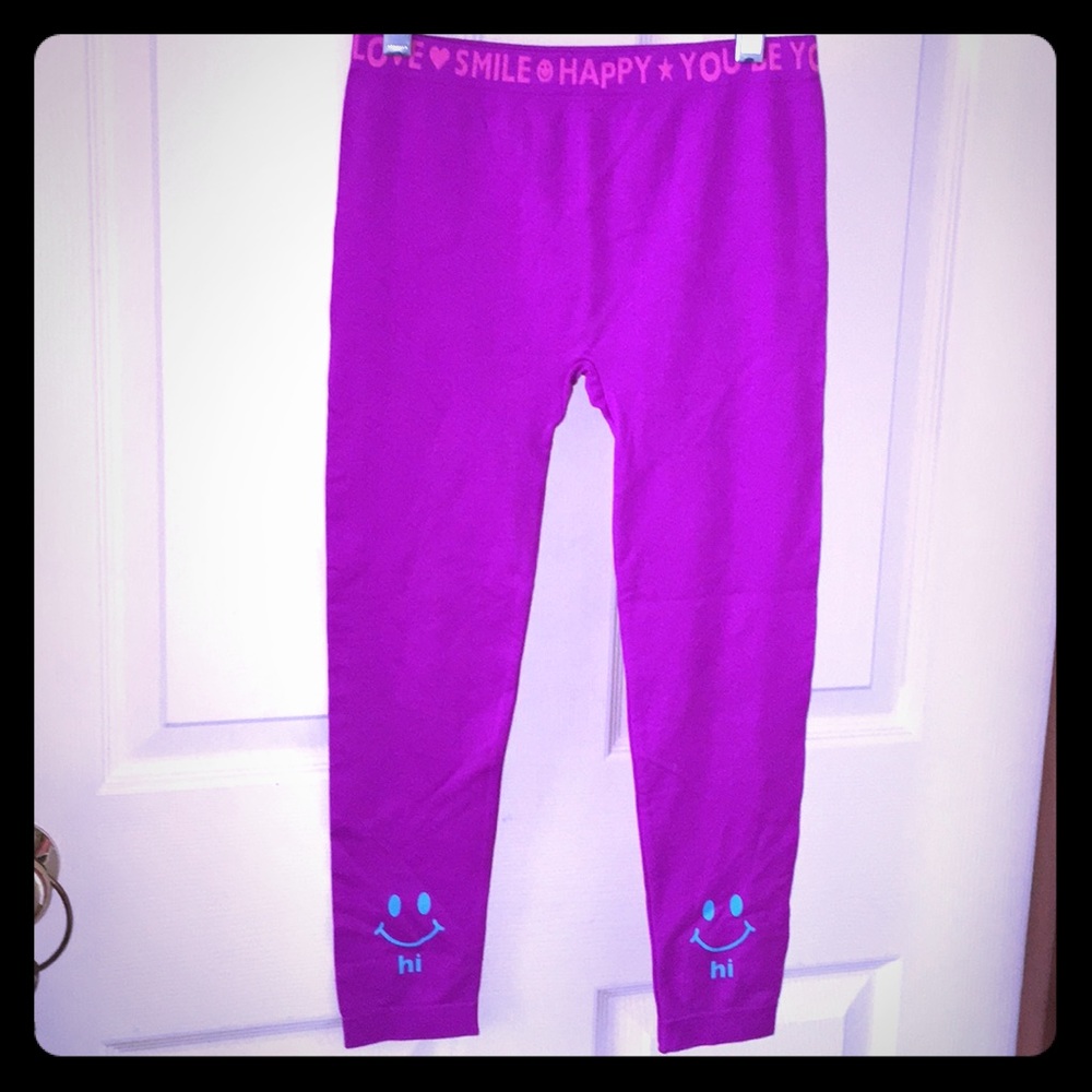 Little Missmatched Hi Bye Seamless Leggings - L